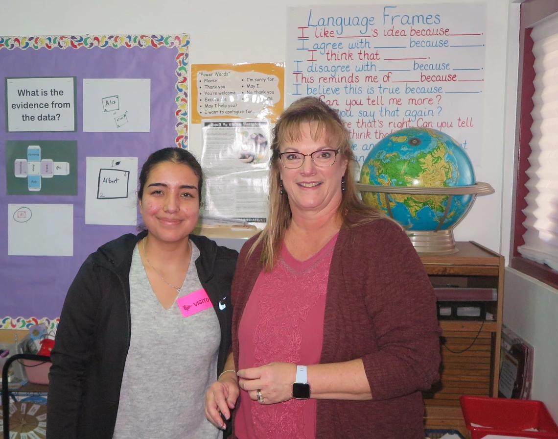 SBAR teacher Melissa and Fellow Arisbeth SBAR teacher Melissa and Fellow Arisbeth