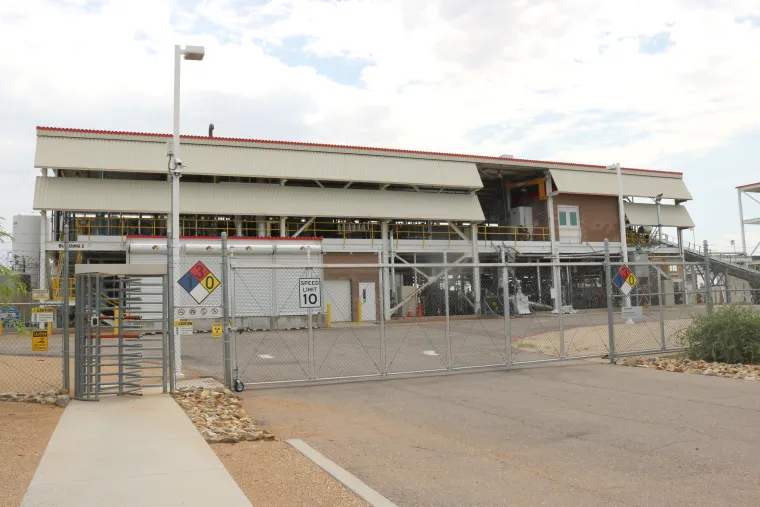 Bridgestone experimental extraction facility in Mesa, Arizona Bridgestone experimental extraction facility in Mesa, Arizona